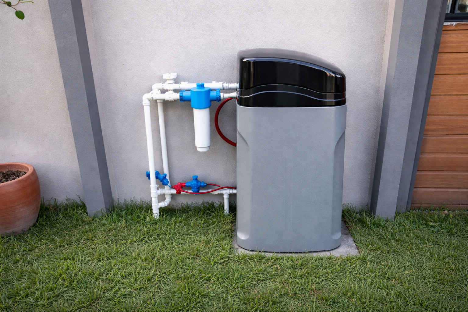 Villa ve bina giriş su yumuşatma sistemi kurulumu